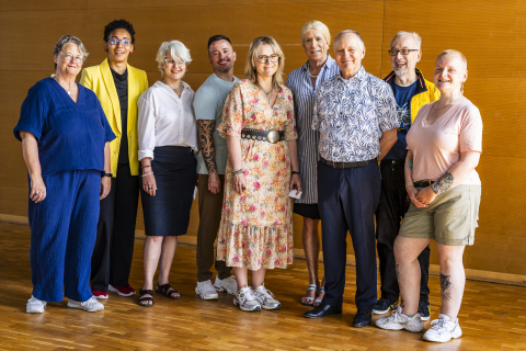 Das Orga-Team und die Expert*innen (v.l.n.r.: Dr. Claudia Keidies, Cathérine Ngoli, Maria Tillessen, Dr. Max Appenroth, Mareike Kauffeld, Georgine Kellermann, Thomas Dietrich, Volker Borchers, Laura Kanthak)